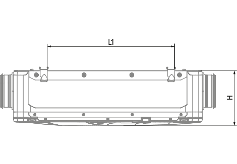Blauberg Reneo D 181 R S14 - Dimensions