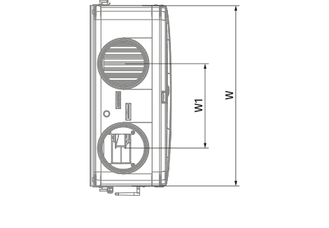 Blauberg Reneo D 181 R S14 - Dimensions