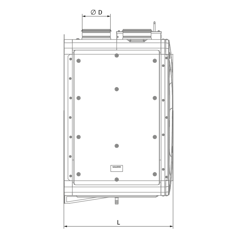 Blauberg Reneo SE 400 R S21 - Dimensions