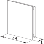 Blauberg Decor Moon 100 - Dimensions