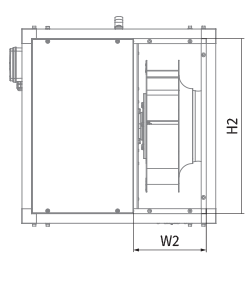 Blauberg Iso-VK 400 4E - Dimensions
