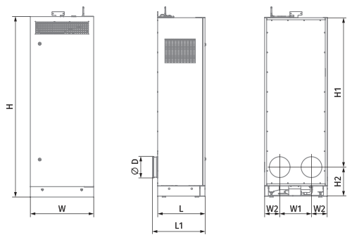 Blauberg CIVIC EC LBE 300-E S21 V.2 - Dimensions