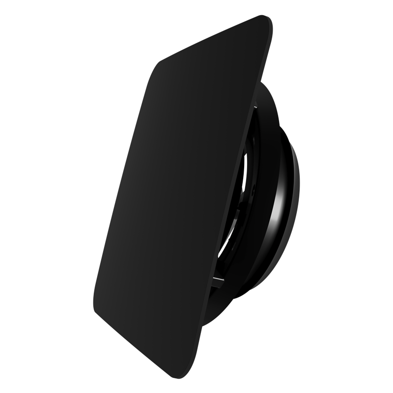Blauberg VPD 125 C Black - Disc valve with a decorative panel