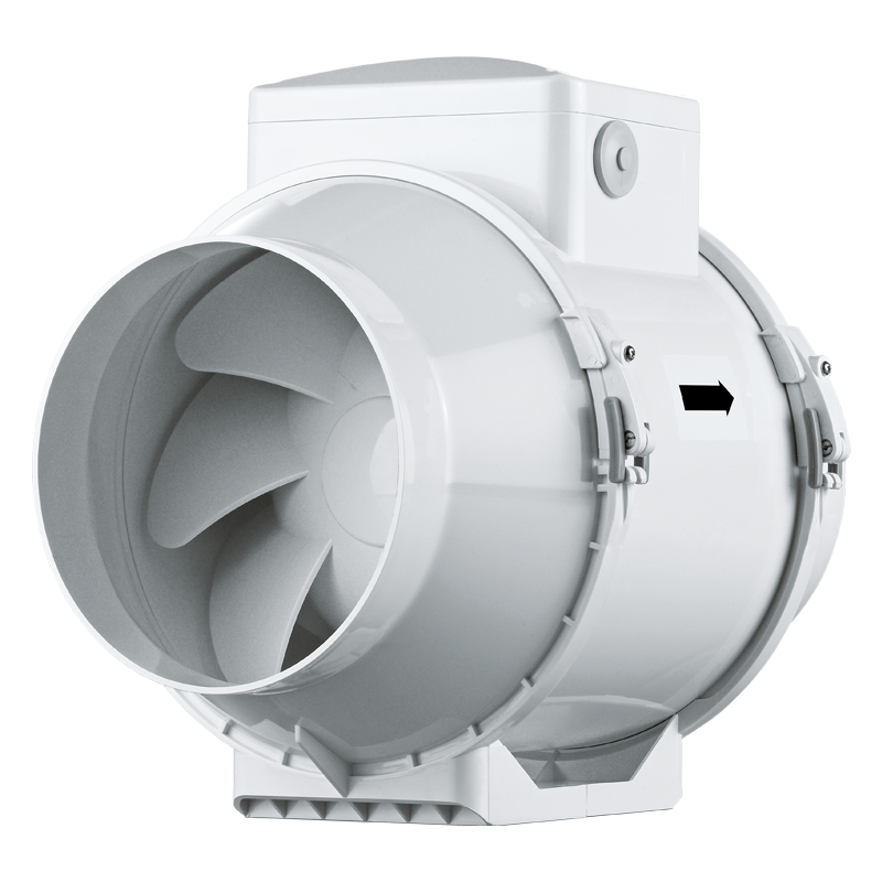 Blauberg Turbo-E 125 max US - Mixed-flow inline fans