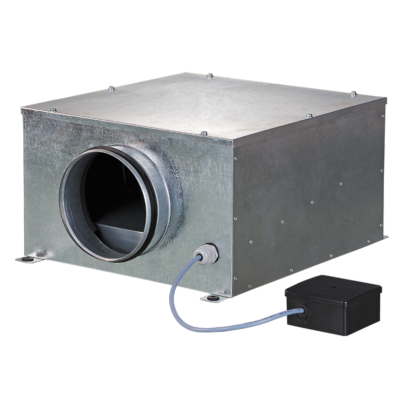 Blauberg Iso-B 160 - Centrifugal inline fans with backward curved blades in sound-insulated casings