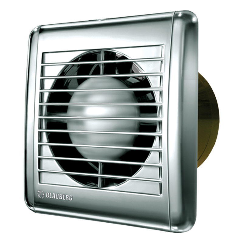 Blauberg Aero Chrome 125 T - Low-noise axial fan for exhaust ventilation