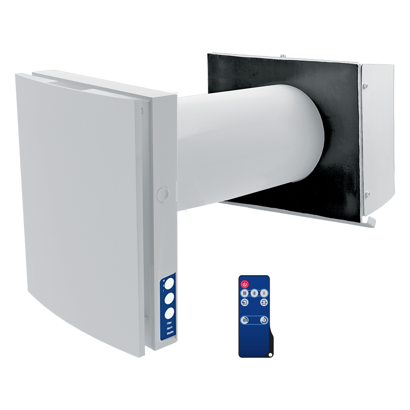 Series Blauberg Vento Expert A100 - Advanced - Decentralized HRU for residential buildings
