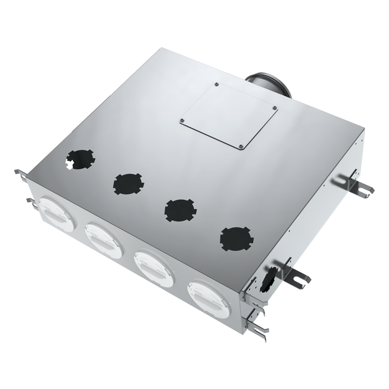Series Blauberg BlauFast SR 125/63x6 01 - System 63 - Radial ductwork