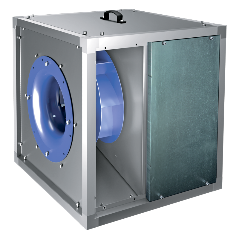 Blauberg Iso-VK 400 4E - Kitchen inline fans in sound-insulated casings with operational temperature of 120 °C