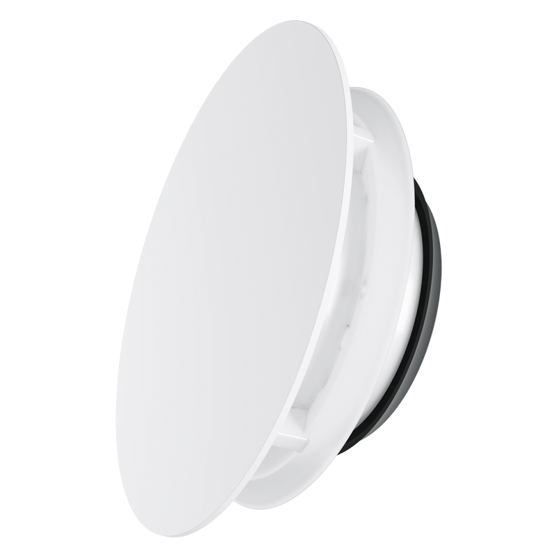 Blauberg VPD 125 C Black - Disc valve with a decorative panel