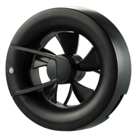 Residential wall fans - Domestic ventilation - Blauberg O2 black